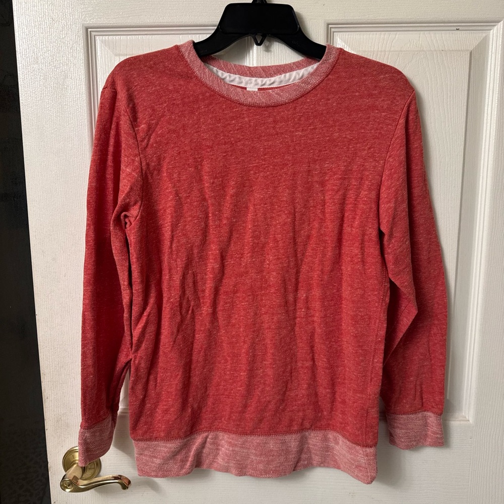 Red Long Sleeve Sweatshirt